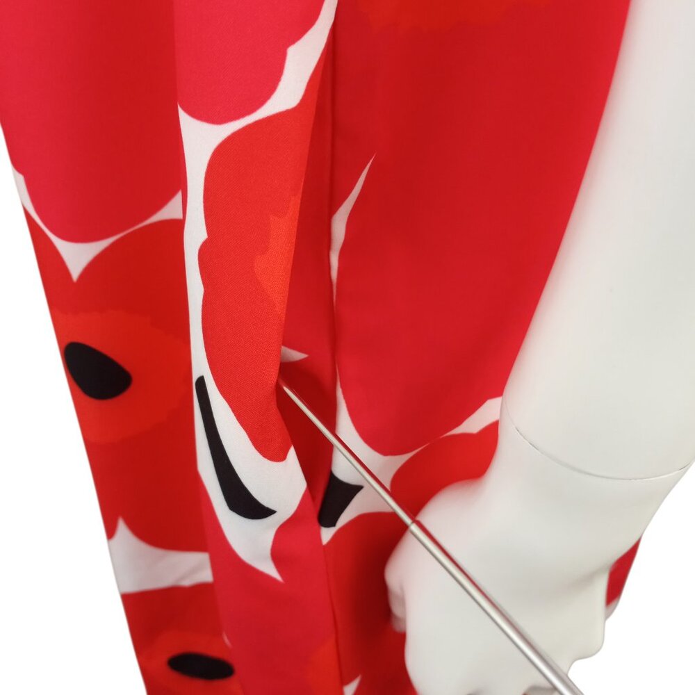Jodifl Red Floral Flower Print A-Line Mini Dress - Picture 5 of 11
